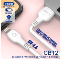  Yookie High Speed charging & Data Macaron Lighting CB12-3A White 